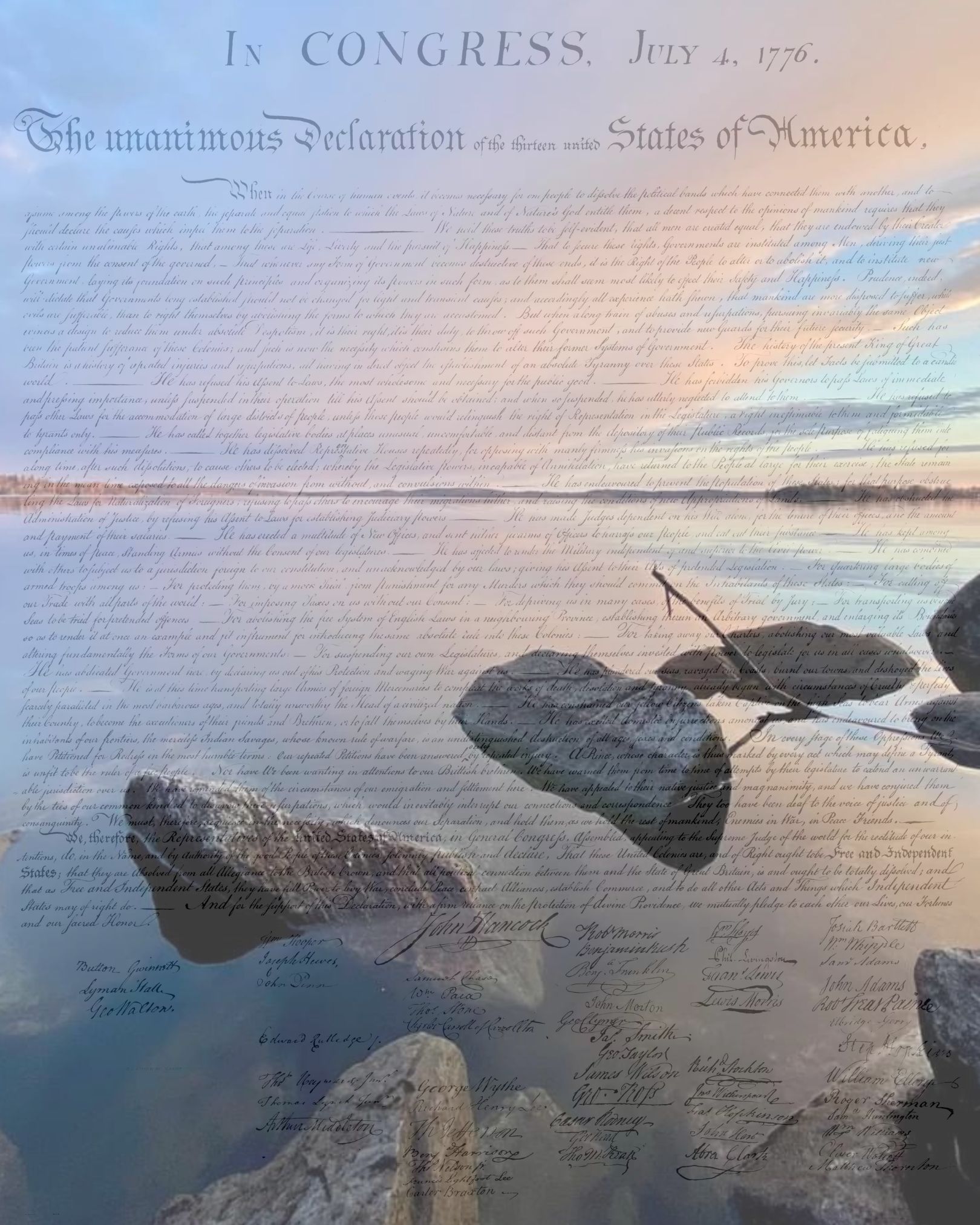 Lake Vermillion and the Declaration of Independence